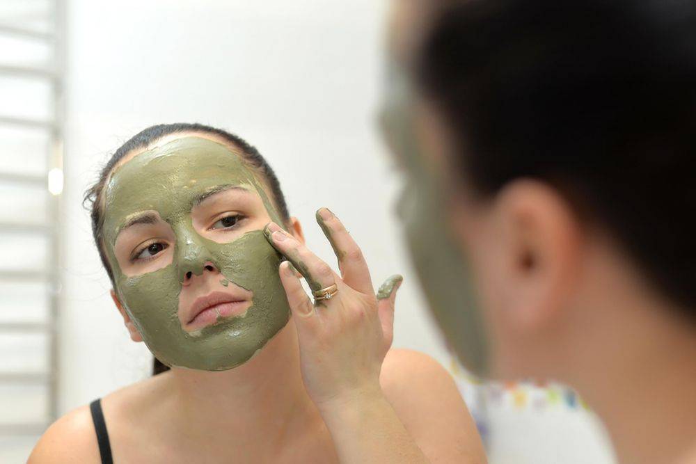 Clay facial mask visalia california