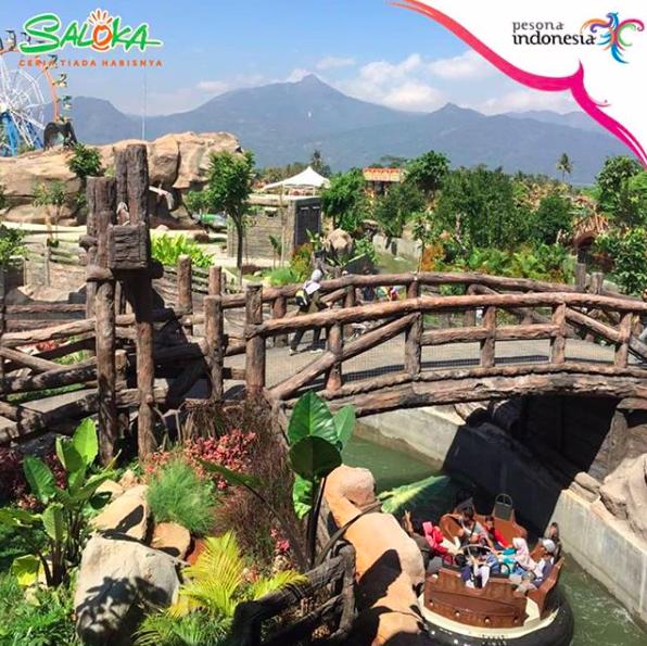 10 Potret Saloka Theme Park Taman Bermain Terbesar Di Jawa Tengah