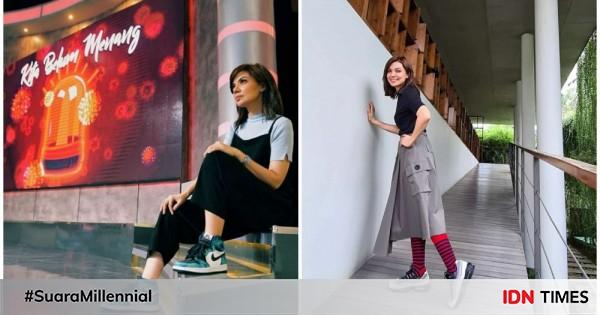 Suka Pakai Sneakers Ootd Najwa Shihab Yang Kece Abis