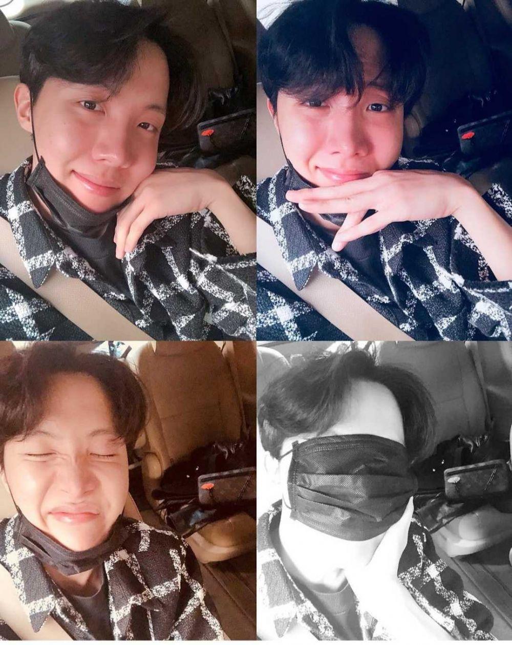 Potret Selfie J Hope Bts Tanpa Makeup Bukti Tetap Memukau