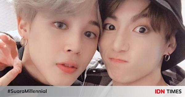 12 Potret Selfie Kocak Jimin Bareng Jungkook BTS Bikin ARMY Terhibur