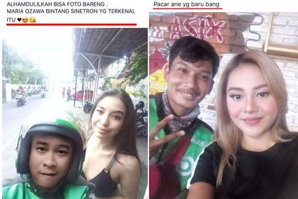 Status Driver Ojek Online Dapat Penumpang Artis