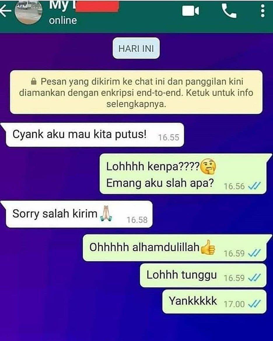 Aneka Chat Whatsapp Minta Putus Alasannya Bikin Mangap