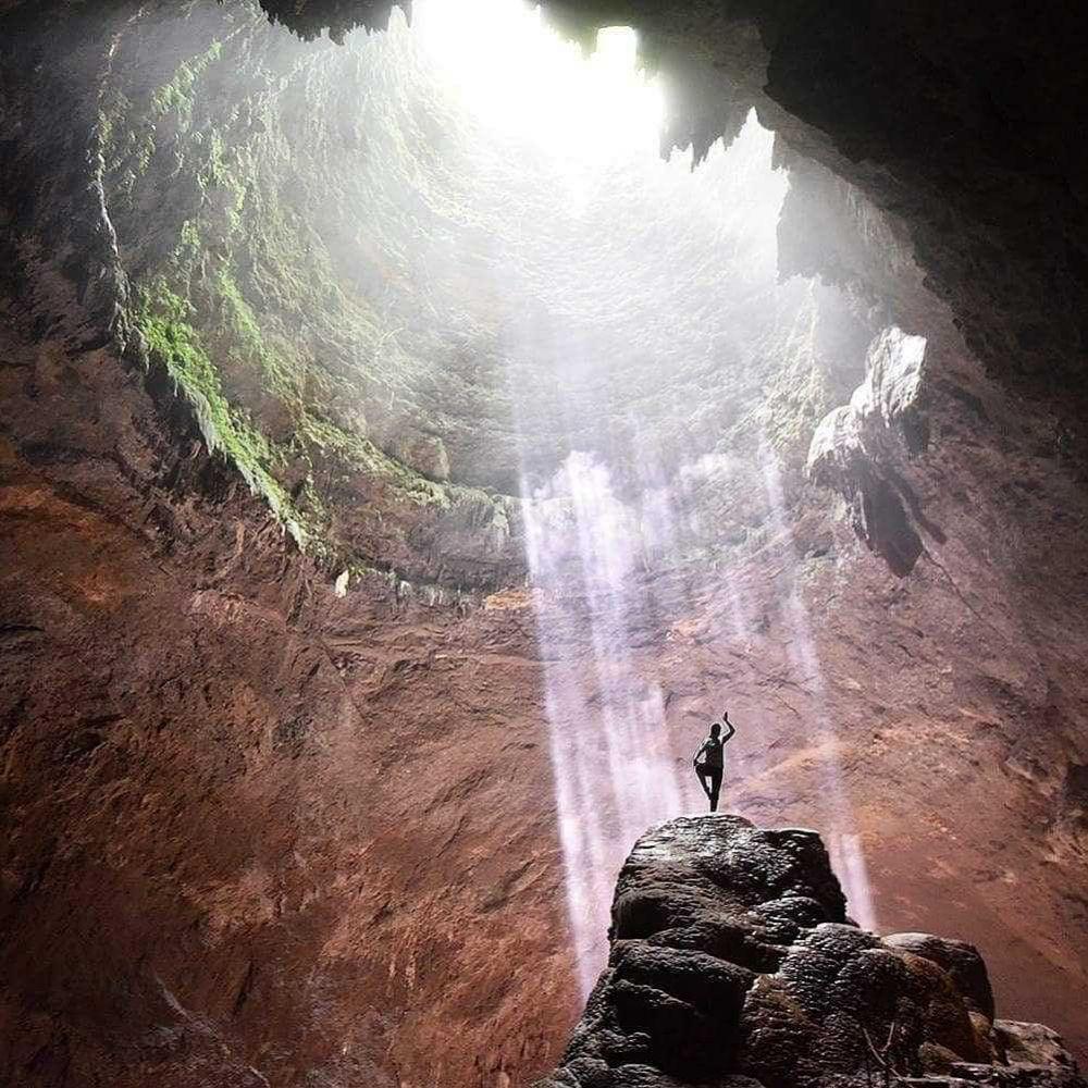 Potret Jomblang Cave Fenomena Goa Vertikal Di Yogyakarta