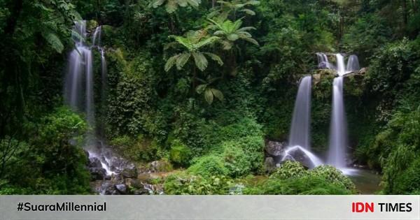 Pesona Air Terjun Grenjengan Kembar Di Magelang Nyegerin