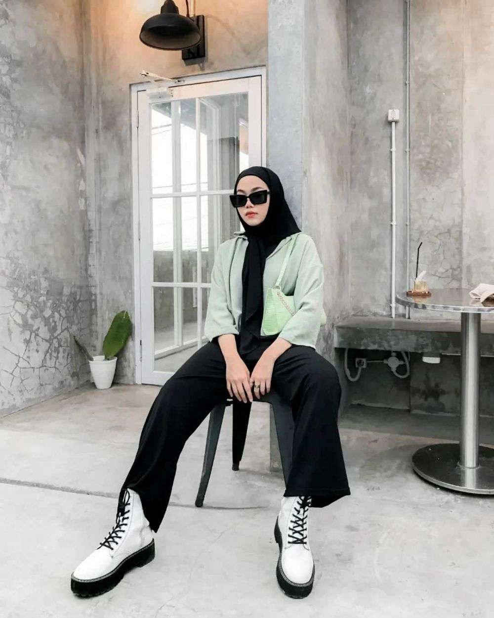 Ide Ootd Warna Sage Green Untuk Lebaran