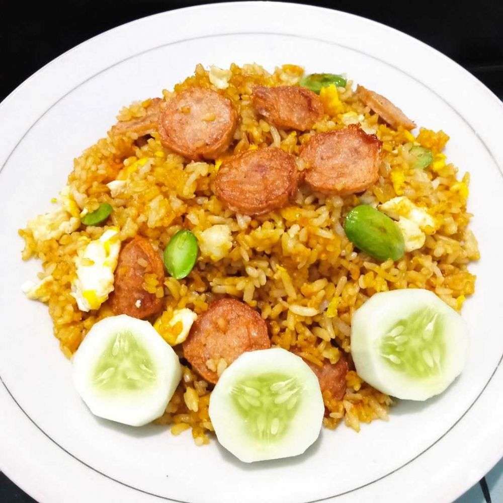 Resep Nasi Goreng Sosis Yang Gurih Menu Makan Malam Praktis