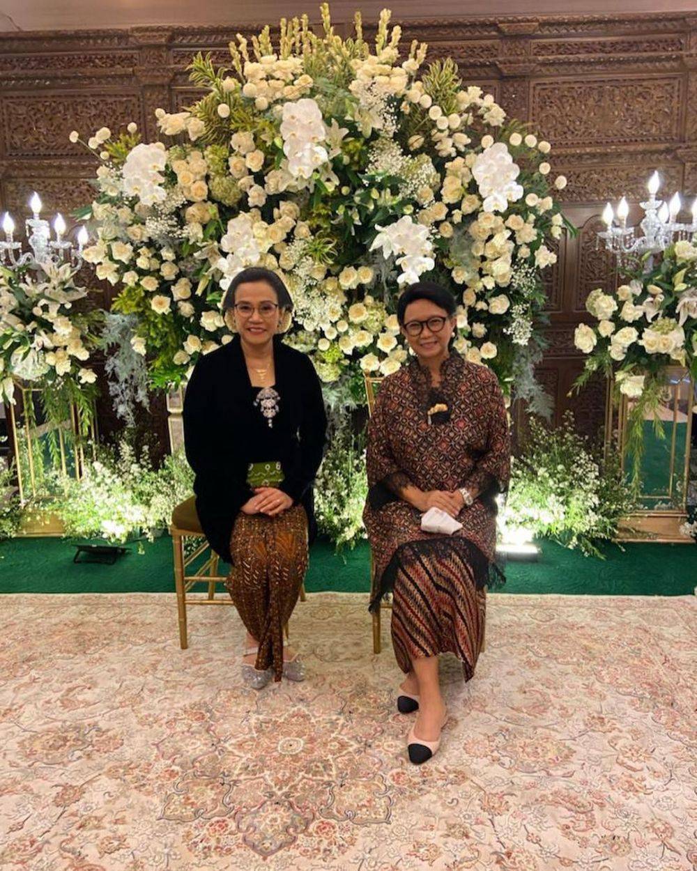 Potret Tahun Persahabatan Sri Mulyani Dan Retno Marsudi