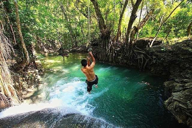 Potret Air Terjun Diwu Mba I Di Ntb