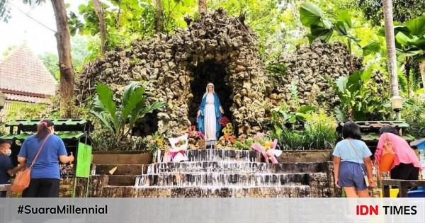 Gua Maria Jatiningsih Tempat Wisata Rohani Di Sleman