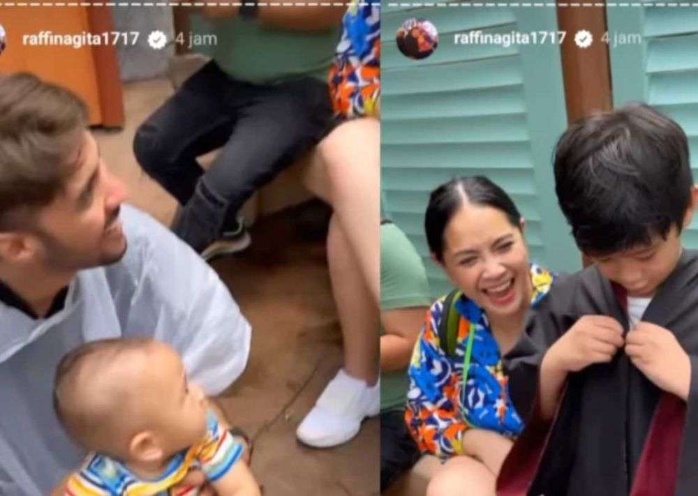 Refal Hady Liburan Bareng Rafathar Dan Rayyanza