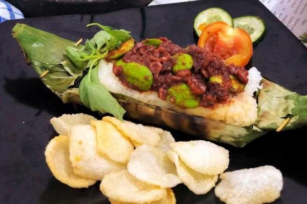 Resep Nasi Bakar Pete Cumi Sambalado