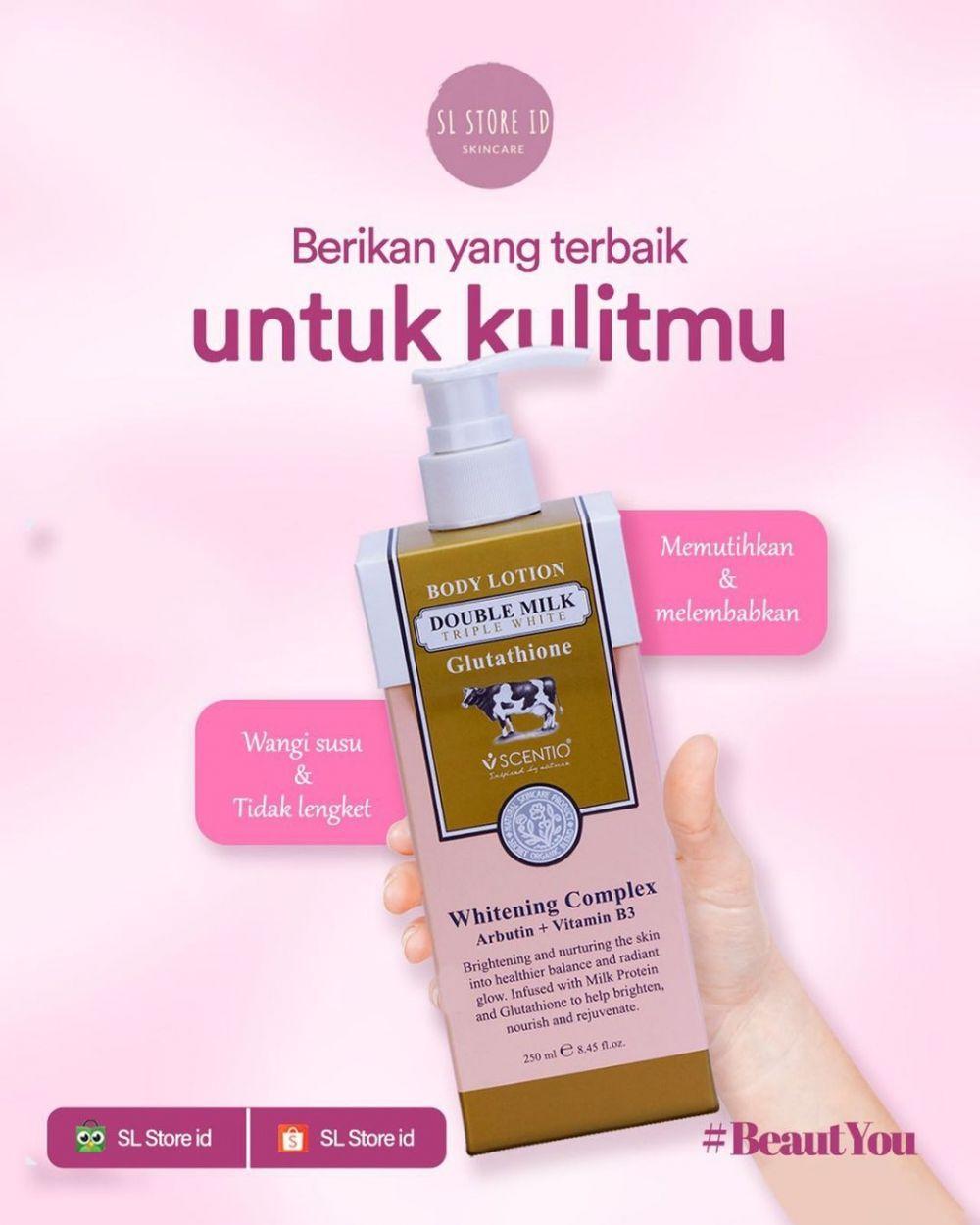 5 Rekomendasi Body Lotion Untuk Cerahkan Kulit Kusam