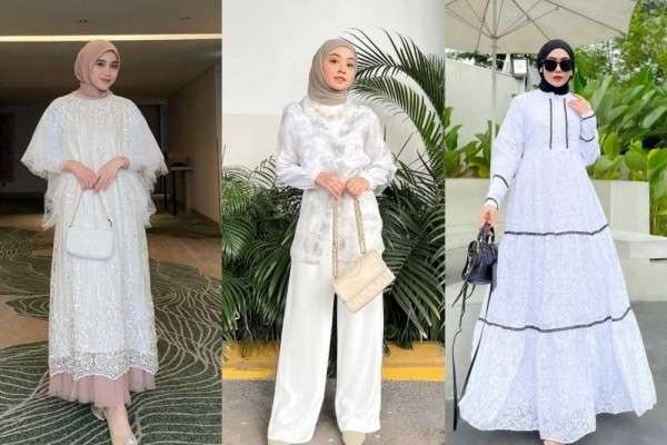 Inspirasi Outfit Kondangan Dengan Nuansa Putih Anggun