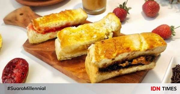 Roti Bakar Legendaris Di Bandung Topping Melimpah