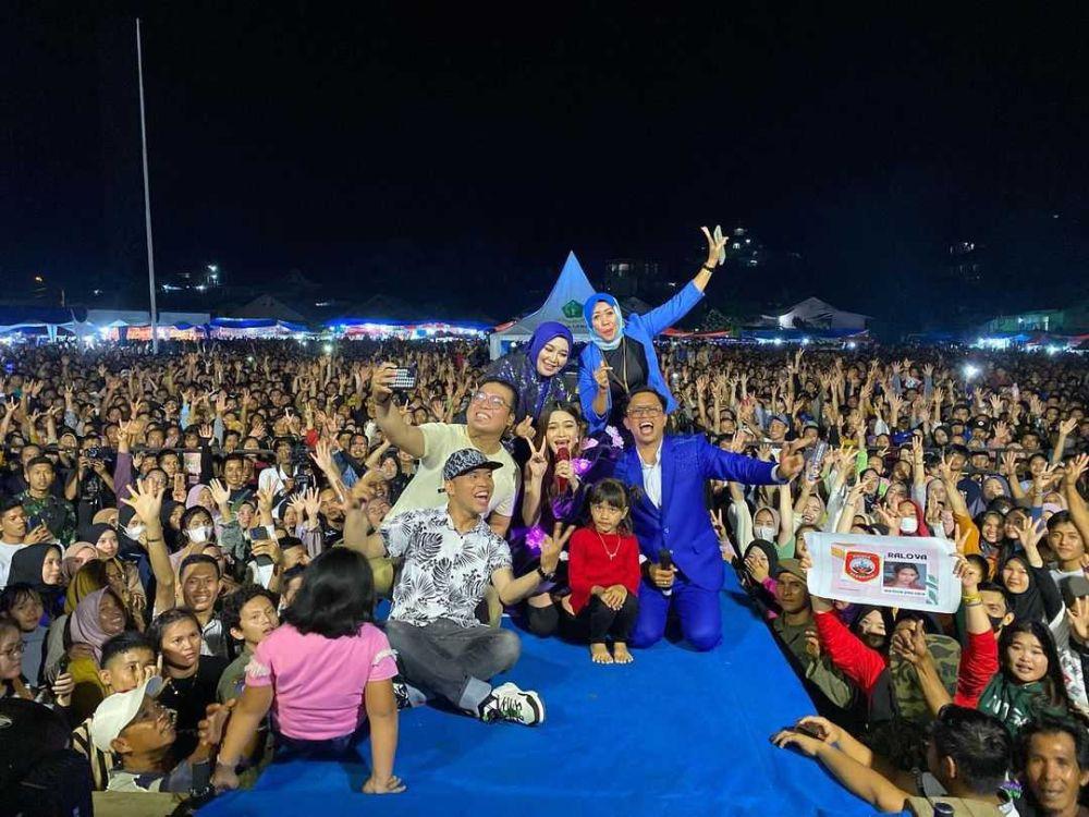 10 Foto Lady Rara Konser Di Lampung Bengkulu Dan Jambi