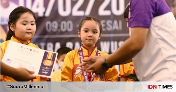 9 Potret Gempita Nora Marten Jadi Juara Wushu