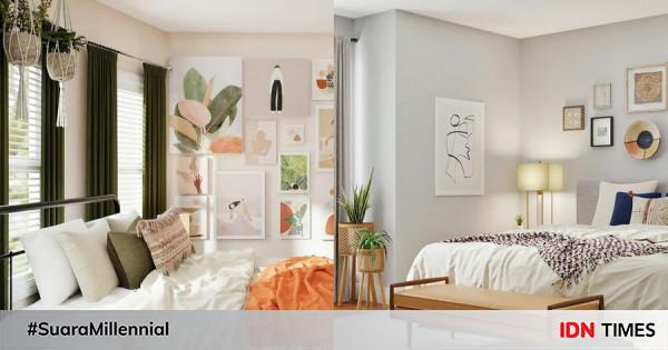 Ide Desain Kamar Tidur Minimalis Bertema Boho Chic