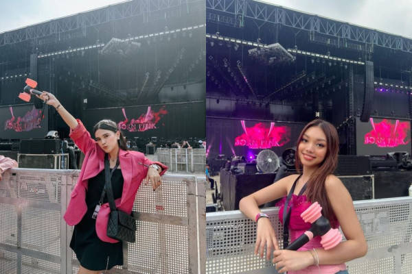 Potret Artis Cewek Nonton Konser Blackpink