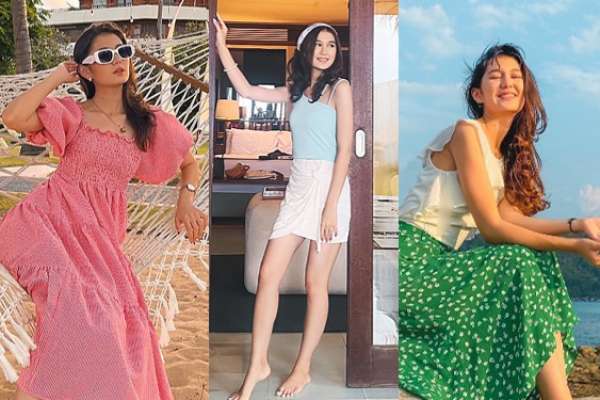 Ootd Ke Pantai Ala Zoe Abbas Jackson Tampil Manis