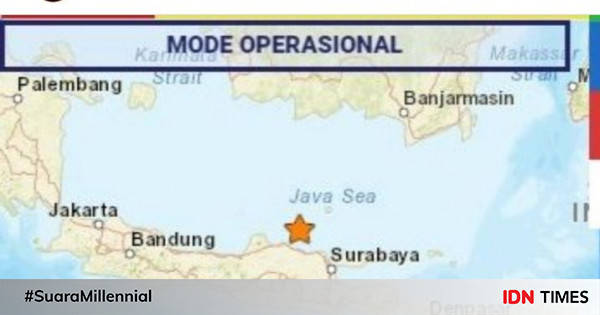 Gempa M Di Tuban Bpbd Belum Terima Laporan Kerusakan