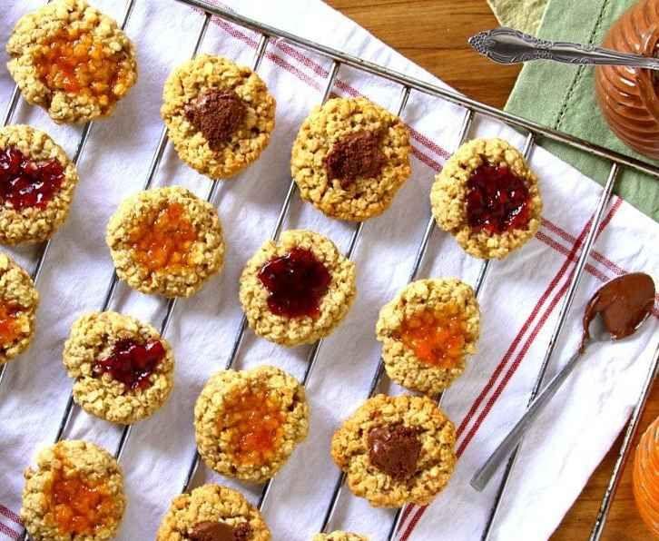 Resep Oatmeal Jam Thumbprint Cookies Yang Enak Dan Praktis