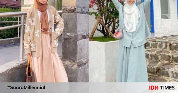 Ide Outfit Hijab Nuansa Pastel Ala Richa Eltika Ulhaq