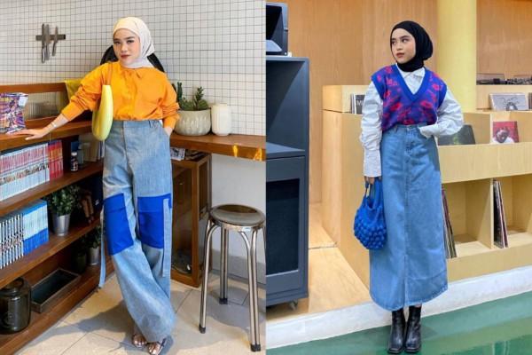 7 Mix And Match Outfit Kemeja Ala Raihana Nusaibah Fresh