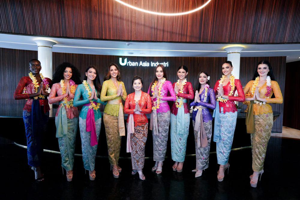 Potret Kunjungan Top Miss Grand International Di Bali