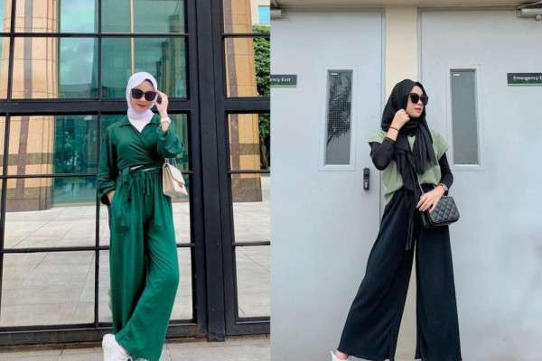 Inspirasi Ootd Hijab Nuansa Hijau Ala Ayu Kartika Stylish