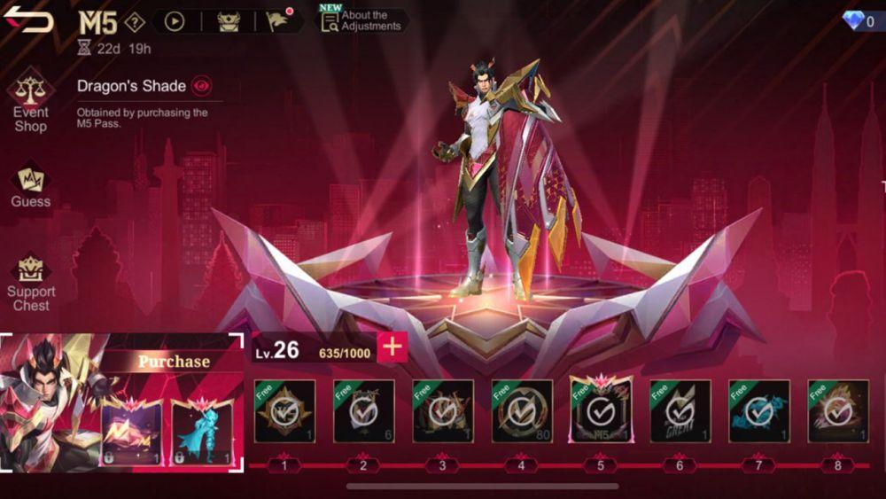 Reward Dan Benefit M5 Pass Mobile Legends Untung Banyak