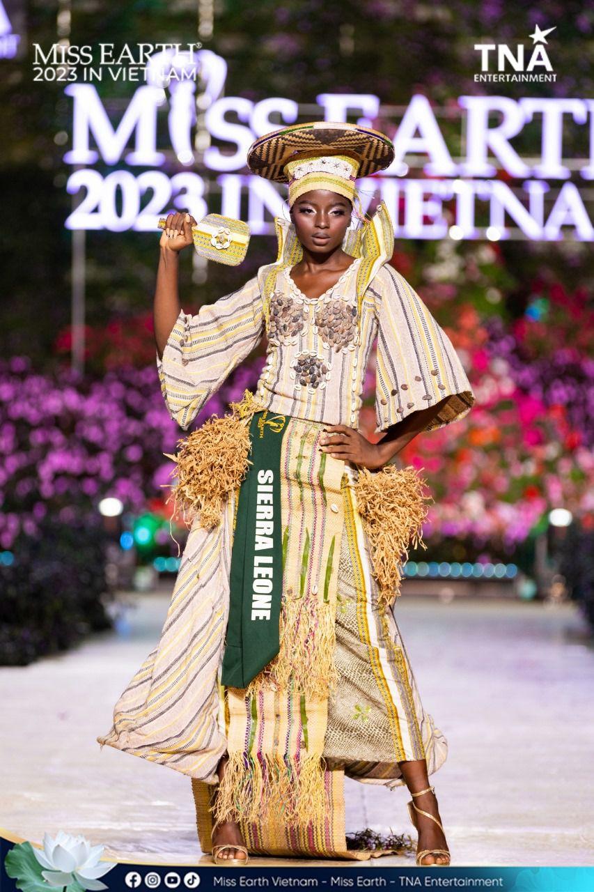 Potret Kostum Nasional Wakil Afrika Di Miss Earth