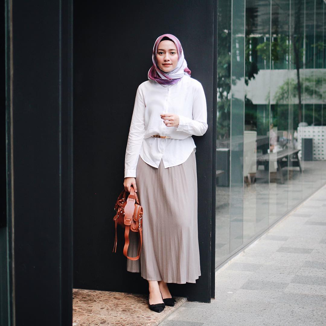 Ootd Hijab Kekinian Untuk Kuliah Super Kasual Kece Mama Ceria