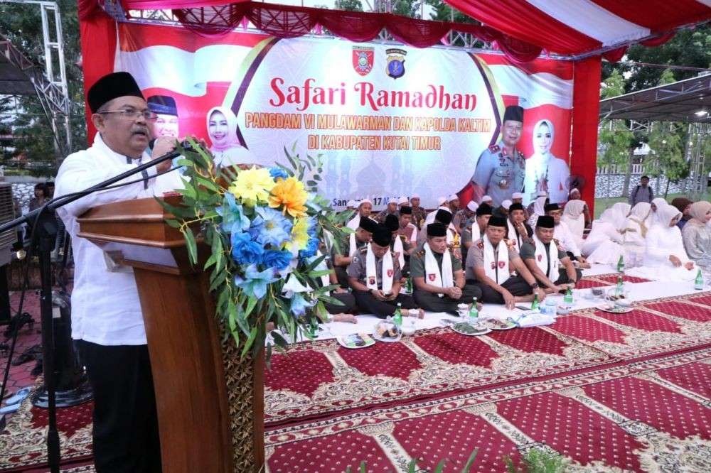 Dua Jenderal TNI Dan Polri Lakukan Safari Ramadan Ke Kutim