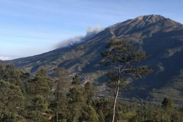 Hutan Gunung Merbabu Terbakar Semua Jalur Pendakian Ditutup