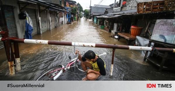 Puluhan Rumah Di Binong Permai Terendam Banjir