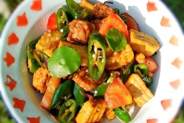 Resep Oseng Tempe Cabe Ijo Yang Mudah