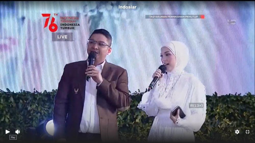 Gaya Artis Di Tasyakuran Pernikahan Penutup Lesti Billar