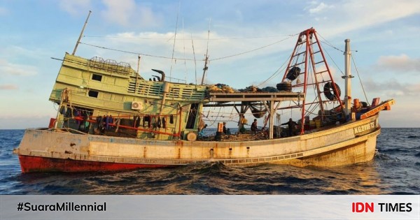 Bakamla Tangkap Kapal Nelayan Vietnam Yang Curi Ikan 2 Ton