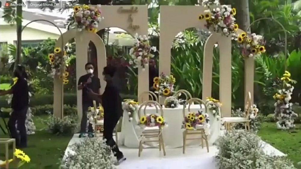 Dekorasi Akad Dan Pemberkatan Nikah Ayu Kartika Dewi