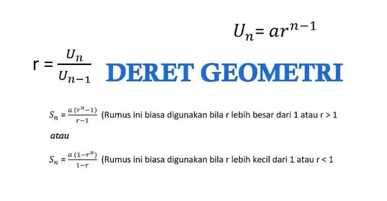 Rumus Barisan Dan Deret Geometri Lengkap Dengan Contoh Soal