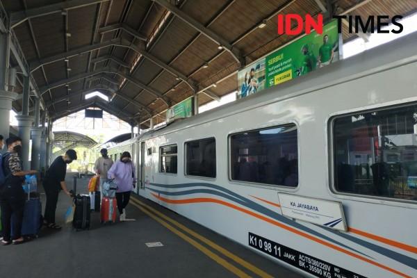 Ribu Orang Naik Kereta Api Dari Wilayah Daop