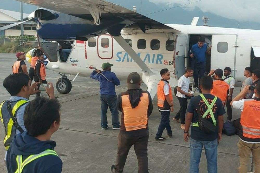 KKB Ungkap Alasan Tembaki Pesawat Sam Air Di Bandara Kenyam