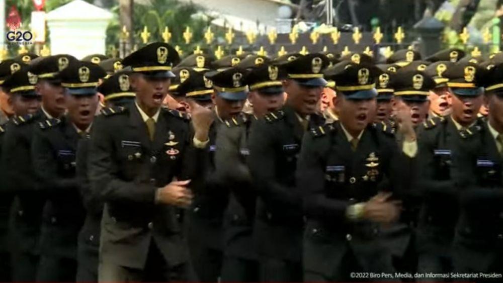 Potret Jokowi Lantik Perwira Tinggi Tni Polri