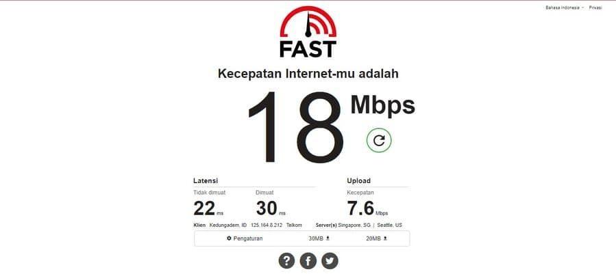 4 Cara Test Speed IndiHome Bisa Pakai Speedtest Net