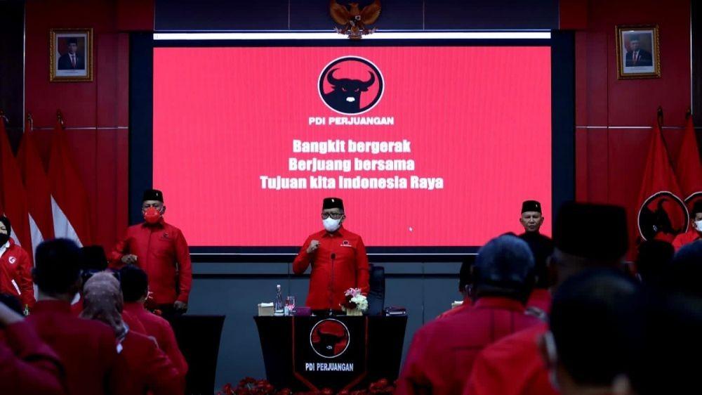 Di Depan Ganjar Hasto Minta Kepala Daerah Buat Terobosan