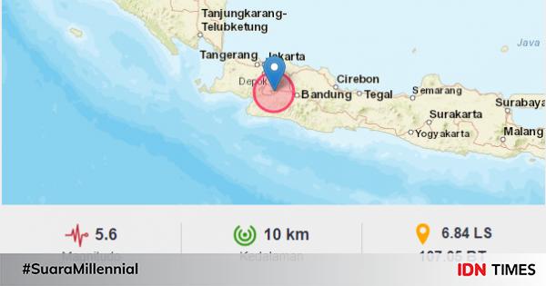 Gempa Terasa Hingga Jakarta BMKG Terjadi Di Cianjur 5 6