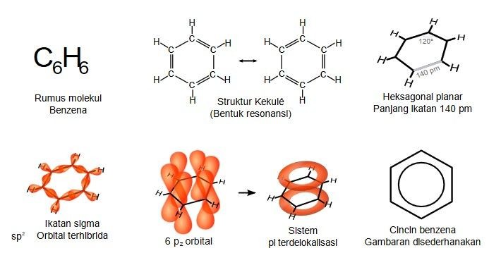 Senyawa Aromatik Benzena Dan Turunannya Sifat Serta Contoh