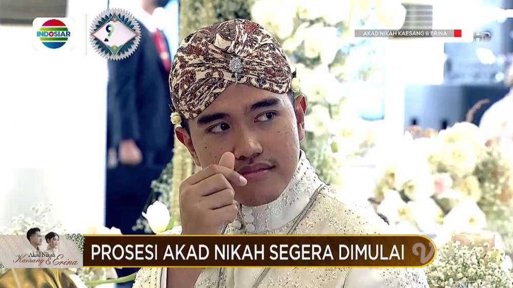 Kaesang Tegang Jelang Akad Nikah