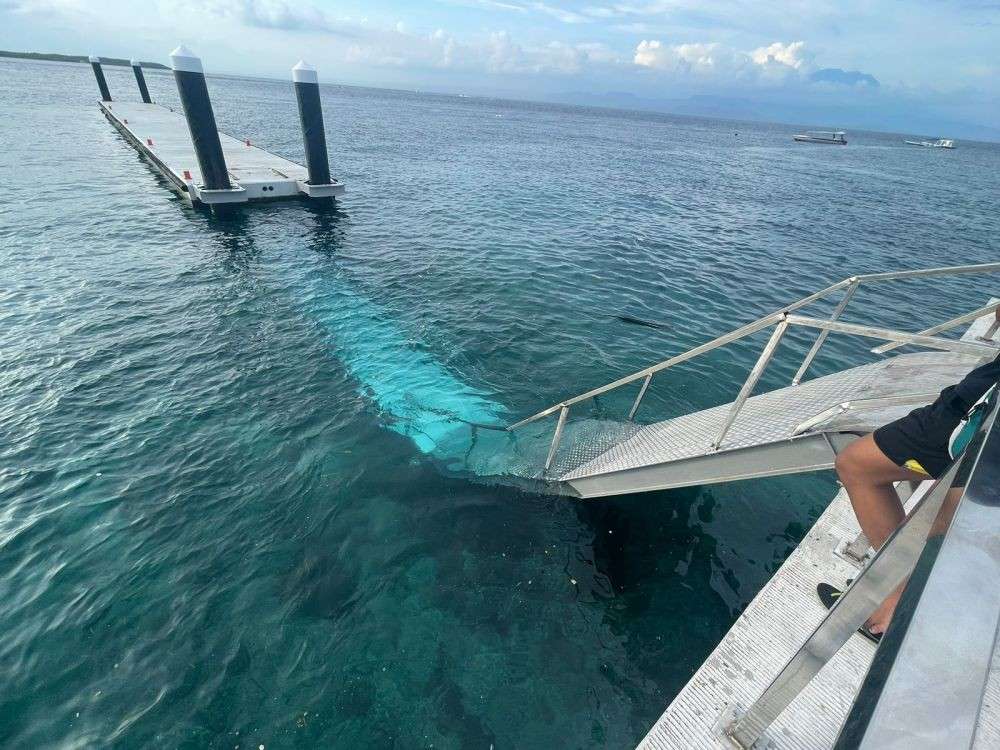 Jembatan Dermaga Ambruk Di Nusa Penida Akan Dibangun Lagi